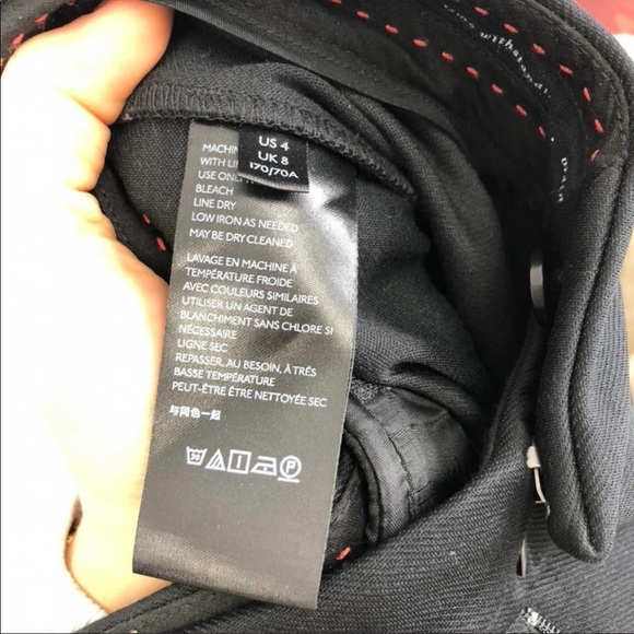 Anthropologie The Essential Slim Black Cargo Pants - Picture 7 of 10